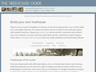 The Treehouse Guide - DIY building, designs and plans reference