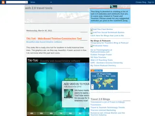 Web 2.0 Travel Tools