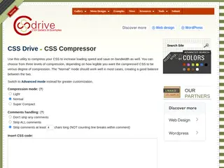 CSS Drive Gallery- CSS Compressor