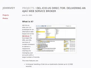 del.icio.us direc.tor: Delivering An AJAX Web Service Broker – Purveyor of Fine Words