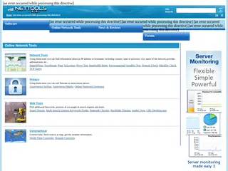 Free Online Network Tools Net Sniffer, Net Monitor