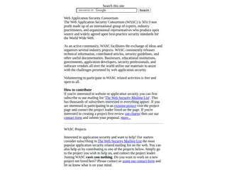 Home - Web Application Security Consortium