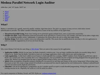 Foofus Networking Services - Medusa