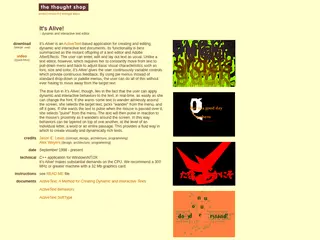 The Thought Shop :: Adventures in Digital Media :: WORKS