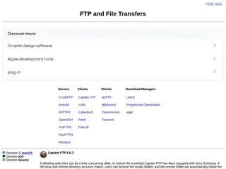 Pure Mac: FTP and File Transfers - Software for Mac