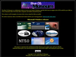 The Blue OS Museum