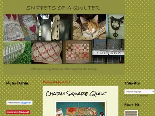 Snippets of a Quilter: Charm Square Quilt