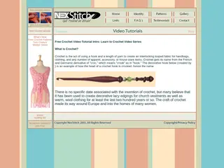 Free Crochet Video Tutorial Introduction : Learn to Crochet Video Series by NexStitch™