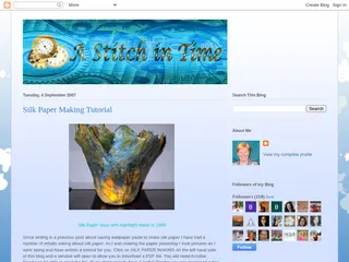 A Stitch in Time: Silk Paper Making Tutorial