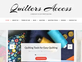 Quilters Access - A good day is a day spent quilting