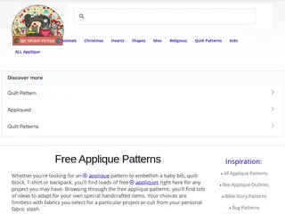 Free Applique Patterns, Free Sewing Patterns - Over 300 Applique Patterns