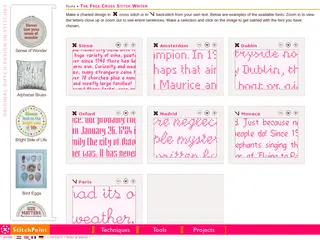 Stitchpoint's Free Cross Stitch Writer - Alphabet Cross Stitch Free Patterns.