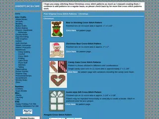 Free Cross-Stitch Patterns - Christmas cross stitch patterns