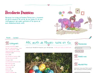 Broderie Passion - Bienvenue sur le blog de Broderie Passion.Vous y trouverez les petits moments de ma vie, de mon jardin, et de mon site.Egalement des grilles gratuites et les photos de leurs r&eacut