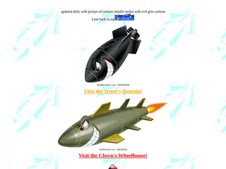 The web site of cartoon-missle-with-evil-grin