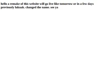 The web site of lukuak