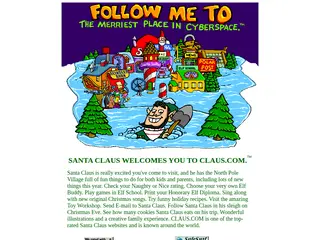 SANTA CLAUS AT CLAUS.COM