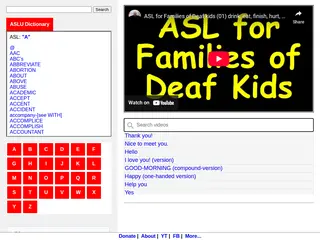 ASL American Sign Language