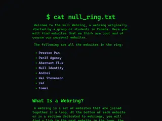 The Null Webring