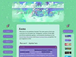 Home | Pamtre Berry | A Pokémon Fansite