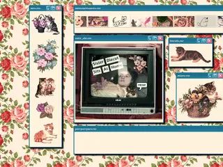 Sister Diecut Sits At Home