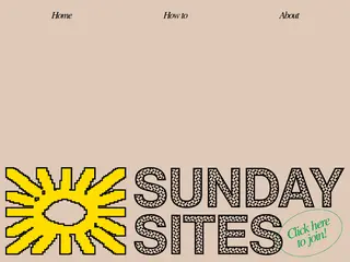 Sunday Sites