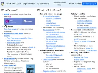 Toki Pona (official site)