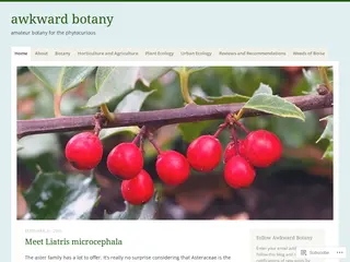awkward botany – amateur botany for the phytocurious