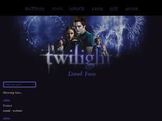 TWILIGHT       fanlisting
