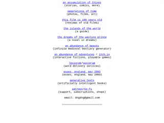 an accumulation of things