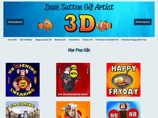 Free 3D GIFs | created by Dave Sutton