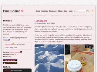 Pink Gallica – Everything & Nothing—Makeup, life, music