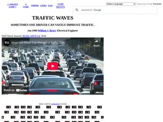 SCIENCE HOBBYIST: Traffic Waves, physics for bored commuters