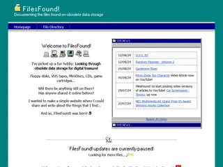 FilesFound! Homepage