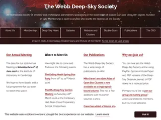 The Webb Deep-Sky Society