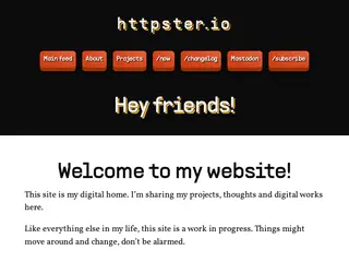 Hey friends! — httpster.io