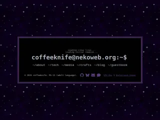 coffeeknife@nekoweb.org:~$
