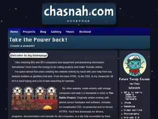 Chasnah's Homepage