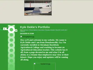 Kyle Dekle's Portfolio