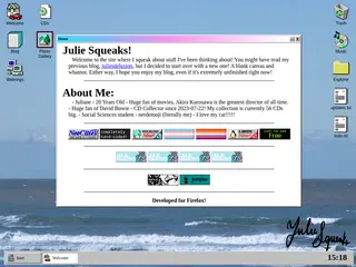 Julie Squeaks!
