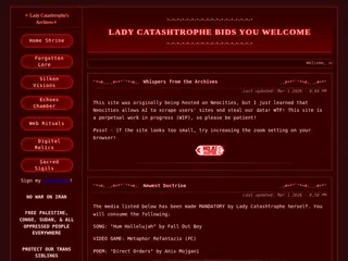 LADY CATASHTROPHE - Welcome to the Cult