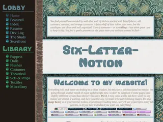 Six Letter Notion