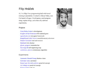 Filip Hráček’s homepage