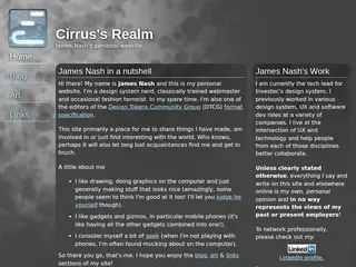 Cirrus's Realm: James Nash's personal website