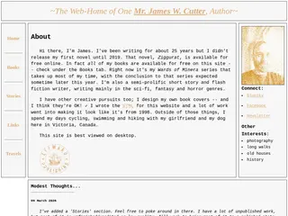 James W. Cutter — Writer