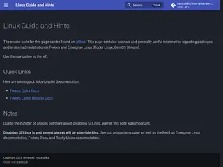 Linux Guide and Hints - Linux Guide and Hints