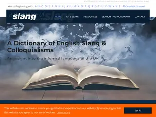 A Dictionary of English Slang and Colloquialisms of the UK | British Slang