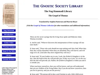 The Gospel of Thomas Collection - Translations and Resources