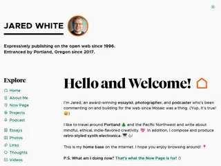 Jared White: Expressively publishing on the open web since 1996