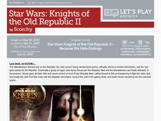 Star Wars: Knights of the Old Republic II